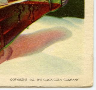 Coca Cola Ink Blotter 1953 Sprite Vintage Dated 4