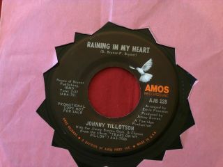 Johnny Tillotson Raining In My Heart Today I Started Loving You Again Teen 45