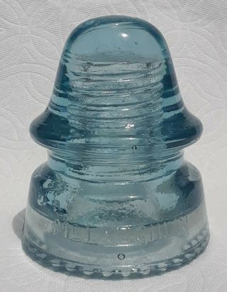 Blue Mclaughlin Cd 162 Glass Signal Insulator Rdp.  Antique