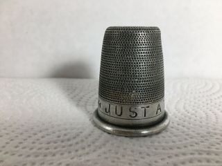 Just A Thimble Full ?pewter? Shot Glass Vtg.