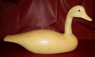Vintage Folk Art Goose Figure - Large 26 " Country Charm Display Piece Duck Geese