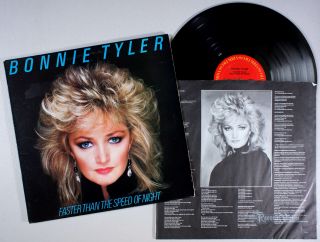 Bonnie Tyler - Faster Than The Speed Of Night (1983) Vinyl Lp • Total Eclipse