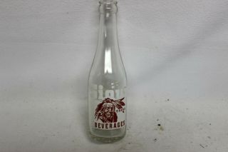Sioux Beverages Soda Bottle,  7 Up Bottling Co. ,  Sioux Falls,  South Dakota 1952 2