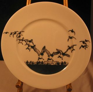 Set of 6 Dinner Plates Game Birds by Lynn Bogue Hunt 2