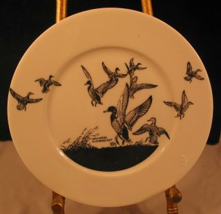 Set of 6 Dinner Plates Game Birds by Lynn Bogue Hunt 3