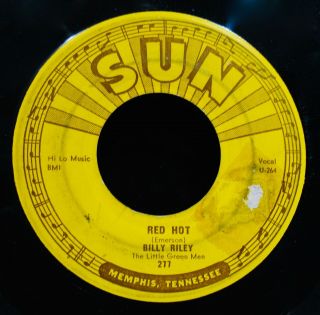 Billy Riley Red Hot & Pearly Lee Classic Early Rockabilly 45 - Sun 277