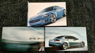 Jaguar - Brochure Set Including Xf,  Lightweight Coupe Concept,  And S - Type