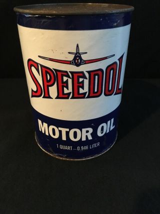 Vintage Speedol Motor Oil 1 Qt Can