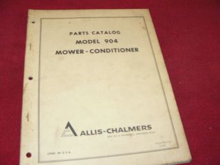Allis Chalmers Model 904 Mower Conditioner Dealer 