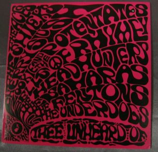 Thee Unheard Of 235/500 Michigan Garage & Psych Underdogs Cherry Slush Vinyl Lp