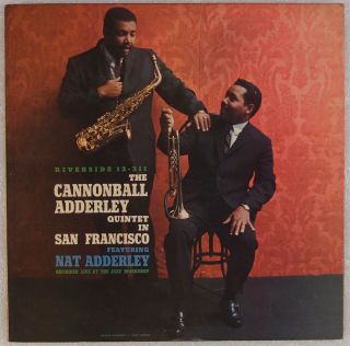 Cannonball Adderley: Quintet In San Francisco Riverside Dg 12 - 311 Orig Jazz Lp
