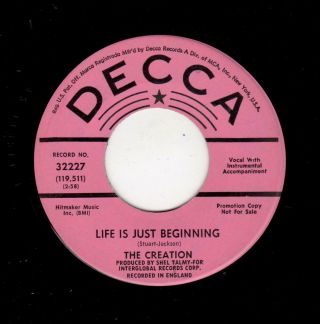 English Invasion/garage/psych - The Creation - Life Is Just Beginning/how Does It Fe