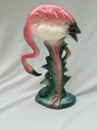 Vintage Ceramic Flamingo Figurine