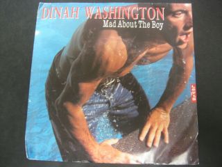 Vinyl Record 7” Dinah Washington Mad About The Boy (9) 80