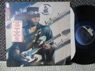 Stevie Ray Vaughn M - In Shrink With Stickers Lp Texas Flood