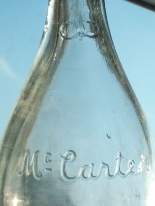 Clear Embossed Glass 1 Pint 14 Fld.  Oz.  Bottling Co.  Philadelphia,  Pa.