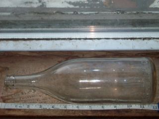 clear embossed glass 1 pint 14 FLD.  oz.  bottling Co.  Philadelphia,  Pa. 8