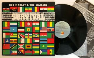 Bob Marley & The Wailers - Survival - 1979 Us 1st Press Ilps Ultrasonic