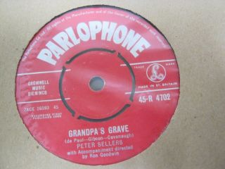 Vinyl Record 7” Peter Sellers Grandpa 