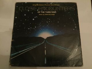 Vintage 1977 Close Encounters Of The Third Kind Soundtrack Vinyl Lp