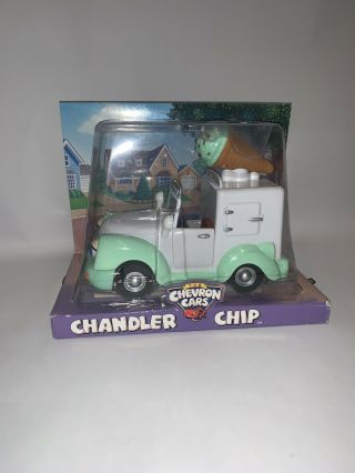 Chevron Cars Ice Cream Truck Chandler Chip 2003 Nib Plays Music Eyes Move