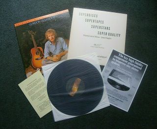 Rare - Master Record Lp 33 Album - Gordon Lightfoot Sundown -