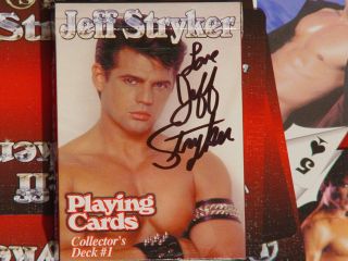 Jeff Stryker Playing Cards Vol 1 (red) Artistic N Udes Signed By Jeff.
