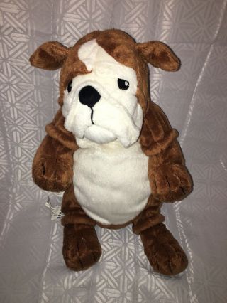 Euc - 18” Ikea Gosig English Bulldog Puppy Dog Brown White Soft Plush Animal
