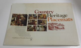 John Deere - Country Heritage Placemats (set Of 6 -)
