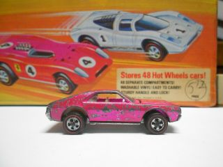 1969 Hot Wheels Custom Amx 6267 Salmon Pink With White Interior Usa