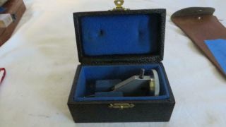 Vintage Lufkin Switzerland H80x.  0005 " Dial Indicator Gauge W/ Case