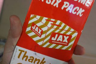 JAX BEER PORCELAIN METAL SIGN TAKE HOME A SIX PACK THANK YOU CALL AGAIN 3