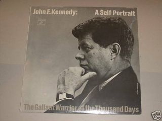 John F Kennedy Self Portrait Gatefold Caedmon Lp