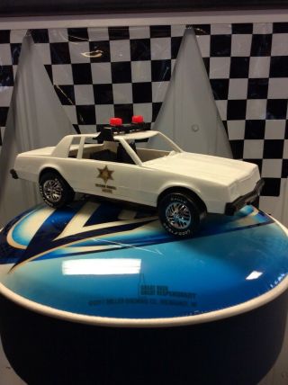 Vintage Plastic Gay Toys Inc Custom Fan Made Hazzard County Police Car