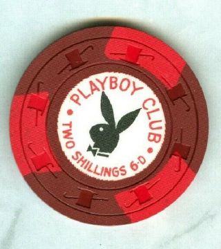 Playboy Club Casino (uk) (2 Shillings - 6 Pence) Chip (su).  Xls