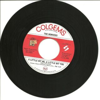 Monkees - A Little Bit Me,  A Little Bit You/the Girl I Knew - 45 Rpm - 7 " - Single - Rock -