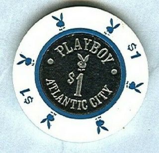 Playboy Casino $1 Chip (atlantic City) (pla - 1d) (su).  Xls