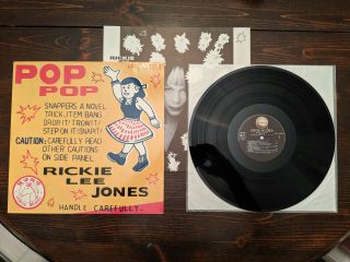 Rock Lp Rickie Lee Jones - Pop Pop Orig 1993 Uk Press Gef 24426
