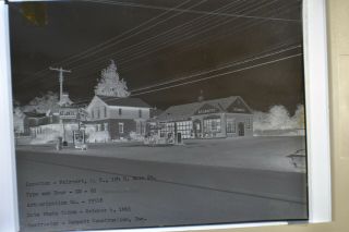 1963 Atlantic Gas Station Negative Main,  Fairport,  Ny Large