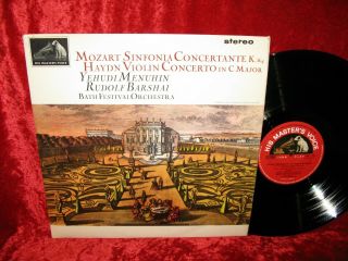 1963 Uk Nm Asd 567 1st S/c Stereo Mozart Sinfonia Concertante,  Haydn Violin Conc