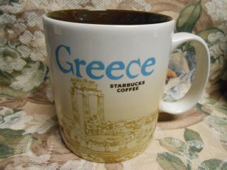 2013 Starbucks Greece Global City Coffee Cup - Mug 16oz Icon Series
