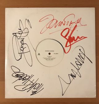 Duran Duran The Reflex Us Promo 12” Single 1983 Pv - 8587 Autographed Signed Album