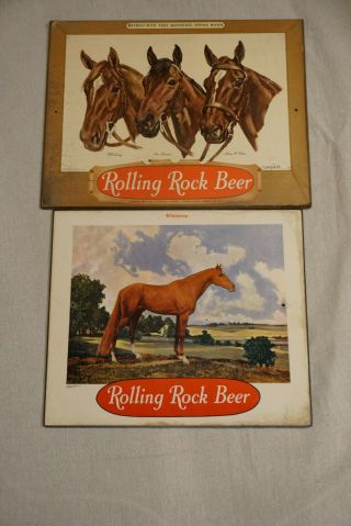 Rolling Rock Beer Signs 1950 