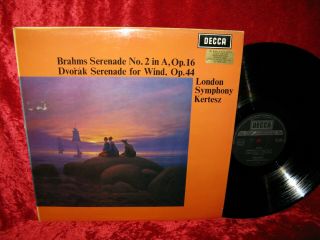1968 Uk Nm Sxl 6368 Stereo Nb Brahms Serenade No.  2,  Dvorak Serenade For Wind Lso