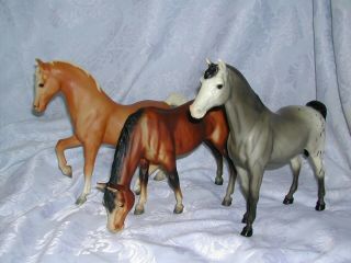 Group Of 3 Vintage Breyer Horses