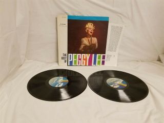 Peggy Lee - The Best of Peggy Lee - 2X VINTAGE VINYL LP 2