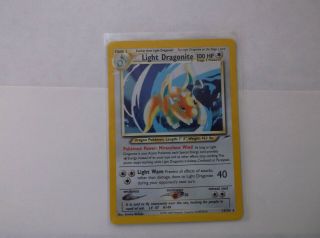 X2 Light Dragonite 14/105 Neo Destiny Pokemon Card No Play