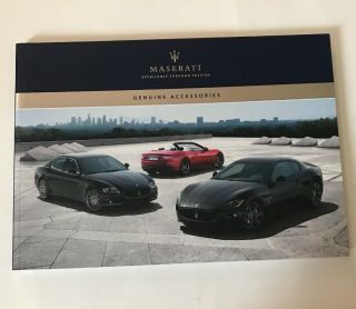 Maserati Official Accessories Prestige Sales Brochure 2010 - 12 Usa Edition