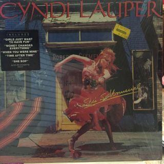Rare Vintage Vinyl Lp - Cyndi Lauper - She 