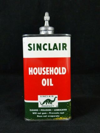 Vintage Sinclair Lead Top Can - Household Oil - Handy Oiler